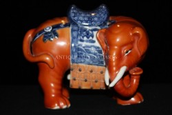 Antique Chinese Porcelain Doucai Elephant CP3