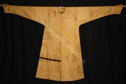 Chinese Imperial Yellow Damask Riding or Travelling Robe CT4