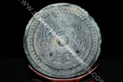 中国古代青铜镜-四乳神兽镜CB5 CB5