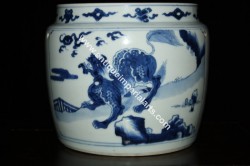 Antique Chinese Blue and White Porcelain Bowl CP13