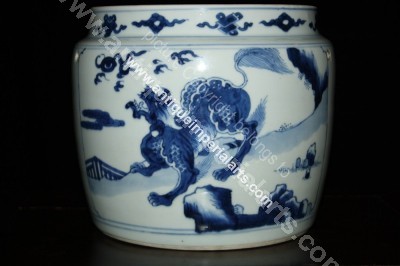 Antique Chinese Blue and White Porcelain Bowl CP13 CP13