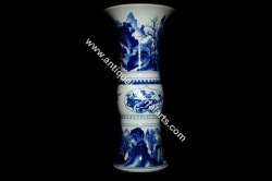 Antique Chinese Blue and White Porcelain Vase CP10