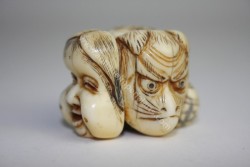 Antique Japanes Carved Ivory Netsuke CH6