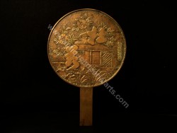 日本古董铜镜JB4
