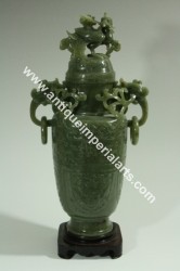 Great Large Chinese Carved Jade Vase CJ3